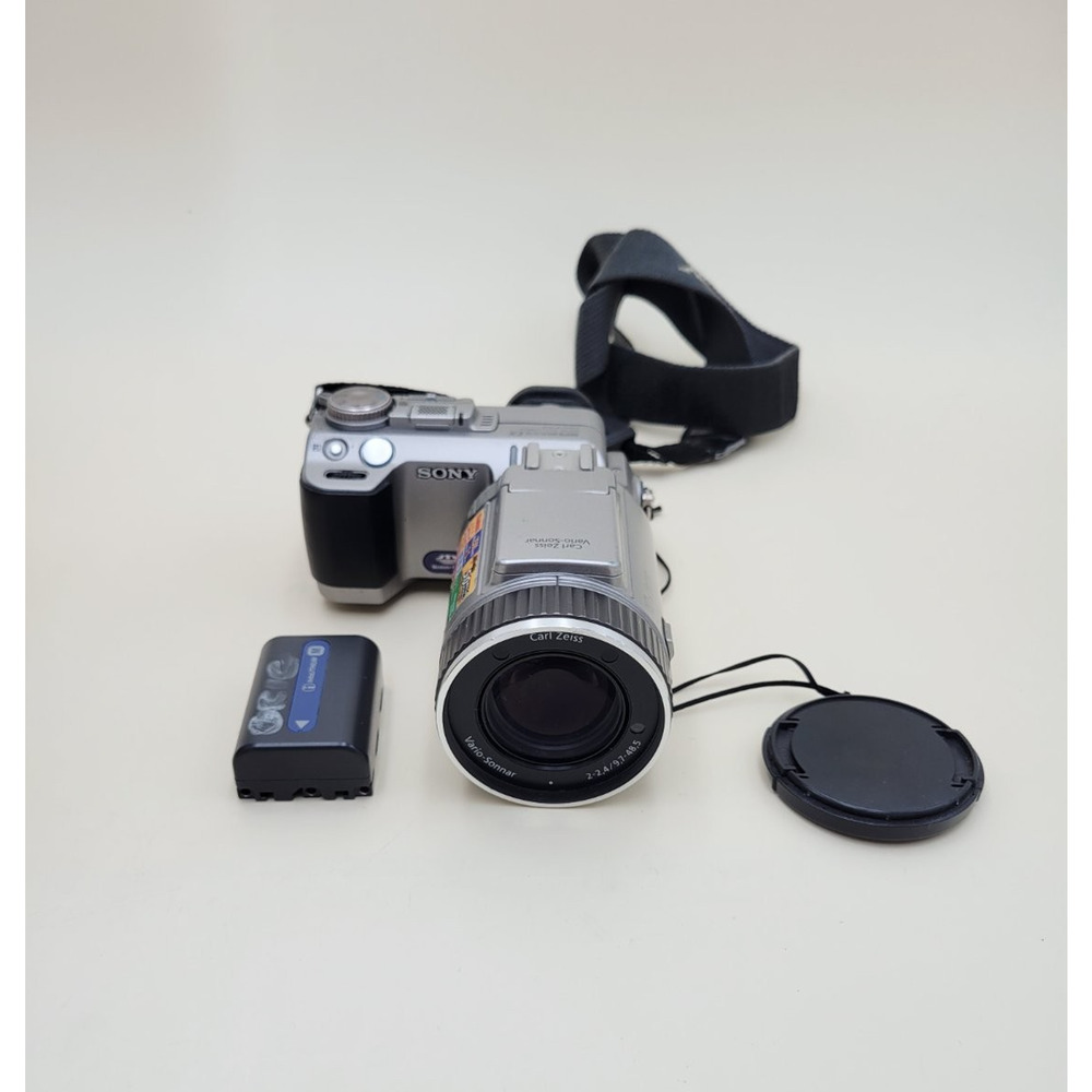 Sony Cyber-shot DSC-F707 Digital Camera 5.0MP Carl Zeiss NightShot Swivel Box - Picture 7 of 16
